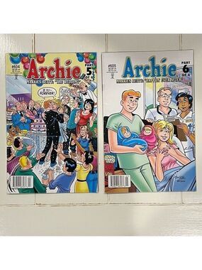 Archie Comics #604 & #605 Archie Marries Betty Wedding & Happily Ever After Set